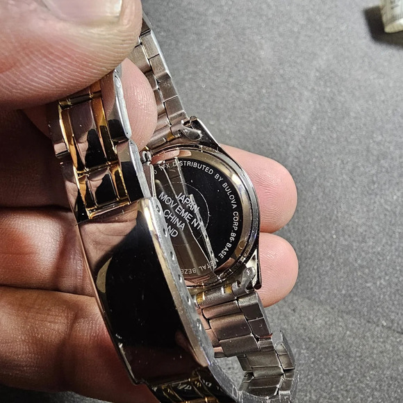 TFX Distributed By Bulova Ladies Quartz Watch Silver / Gold Tone Working shows s - Picture 6 of 11